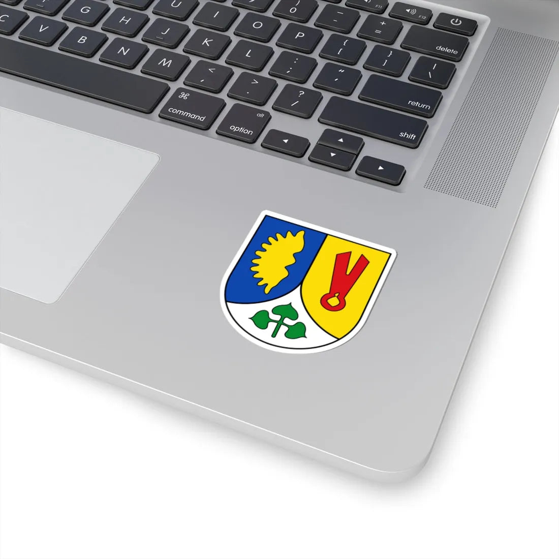 DEU Unterlind COA (Germany) (Coat of Arms) STICKER Vinyl Kiss-Cut Decal - The Sticker Space