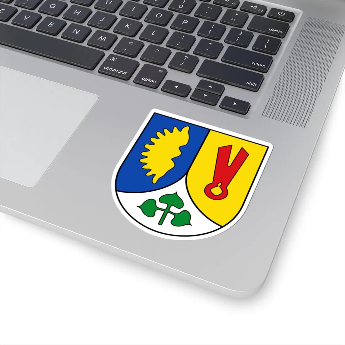 DEU Unterlind COA (Germany) (Coat of Arms) STICKER Vinyl Kiss-Cut Decal - The Sticker Space