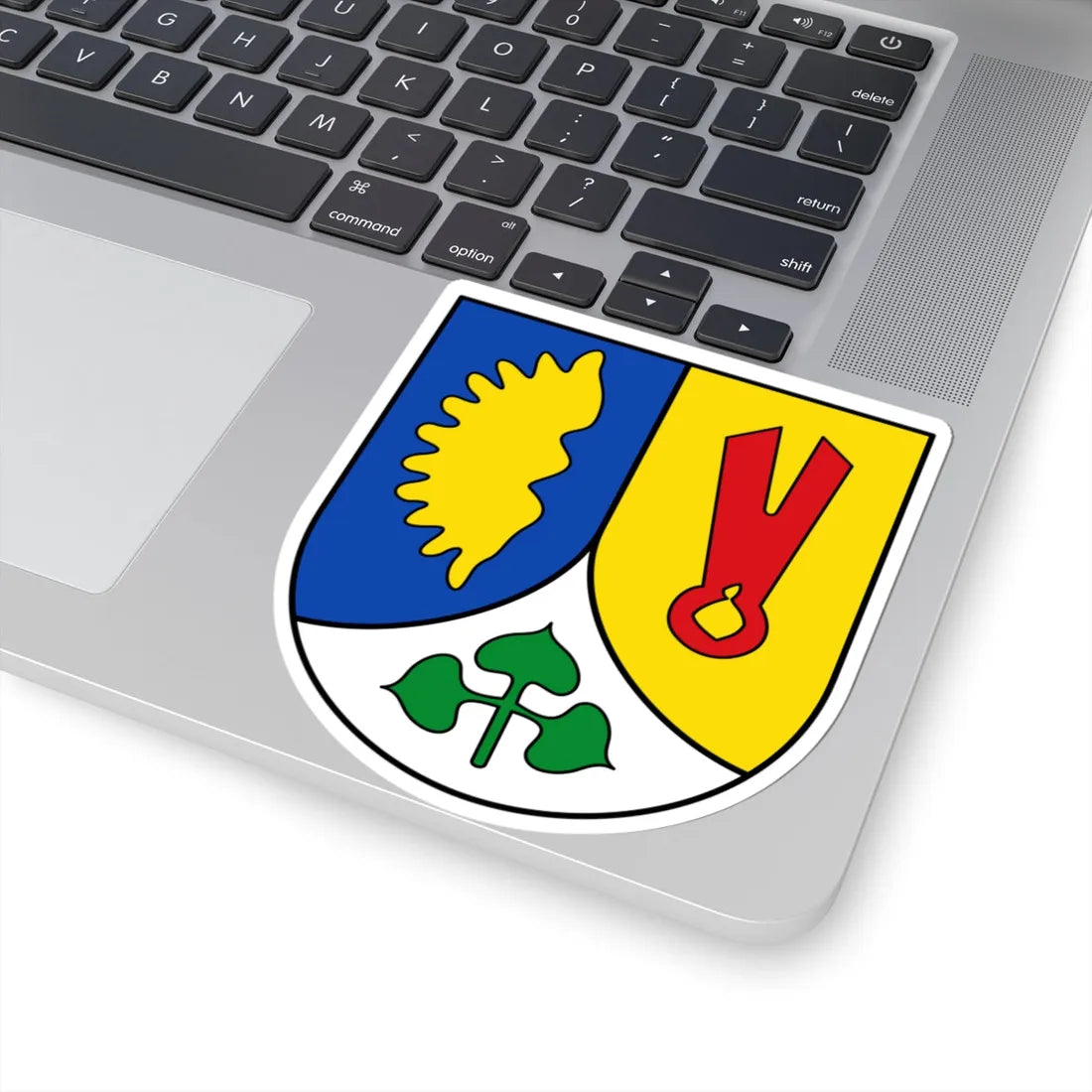 DEU Unterlind COA (Germany) (Coat of Arms) STICKER Vinyl Kiss-Cut Decal - The Sticker Space