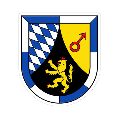 DEU VG Simmern-Rheinboellen COA (Germany) (Coat of Arms) STICKER Vinyl Kiss-Cut Decal 4 Inch White - The Sticker Space