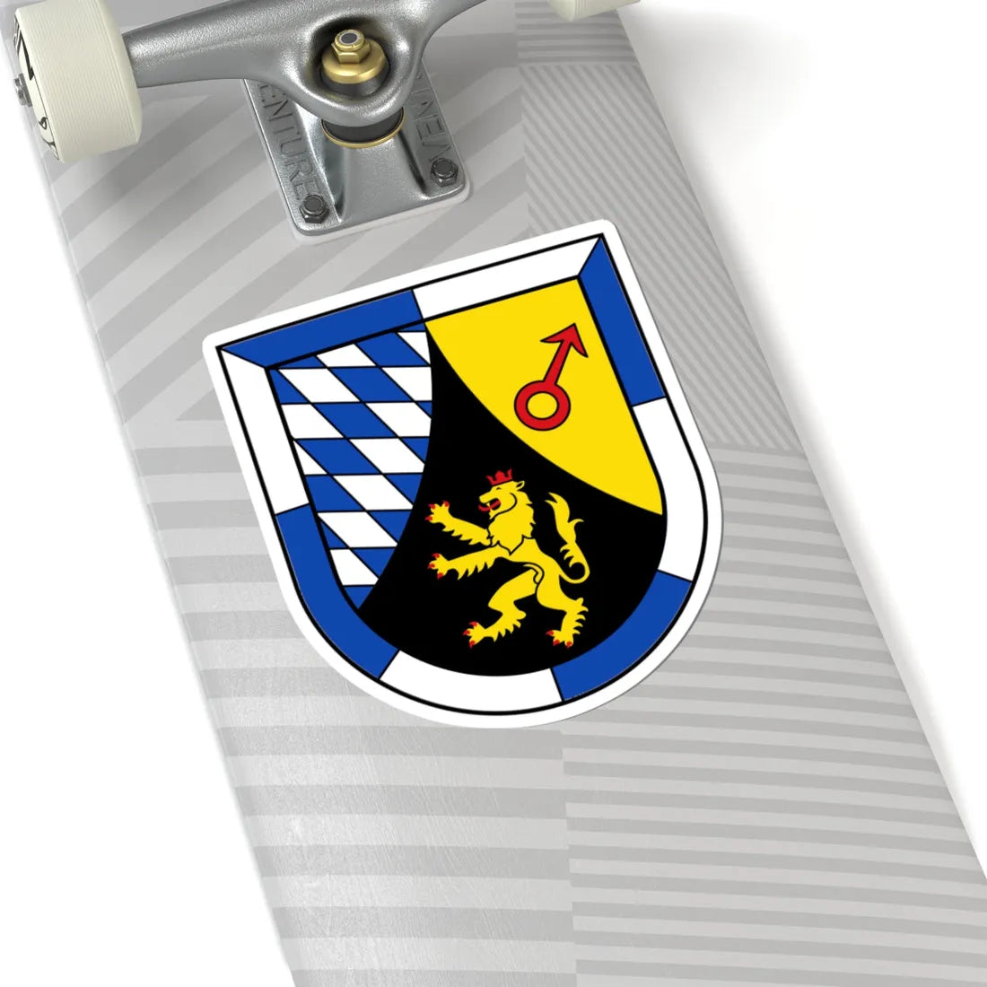 DEU VG Simmern-Rheinboellen COA (Germany) (Coat of Arms) STICKER Vinyl Kiss-Cut Decal - The Sticker Space