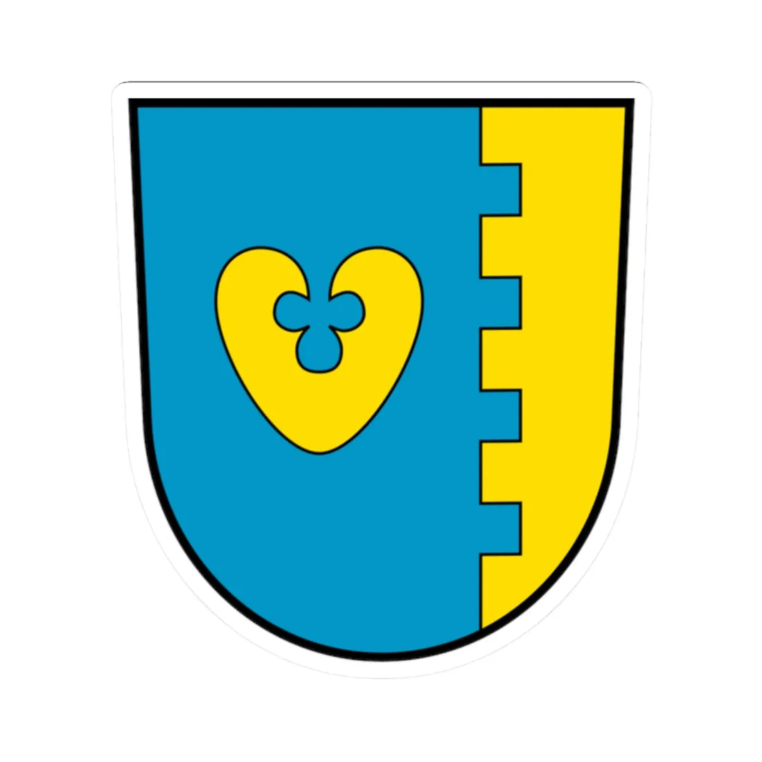 DEU VG Wandlitz COA (Germany) (Coat of Arms) STICKER Vinyl Kiss-Cut Decal 2 Inch White - The Sticker Space