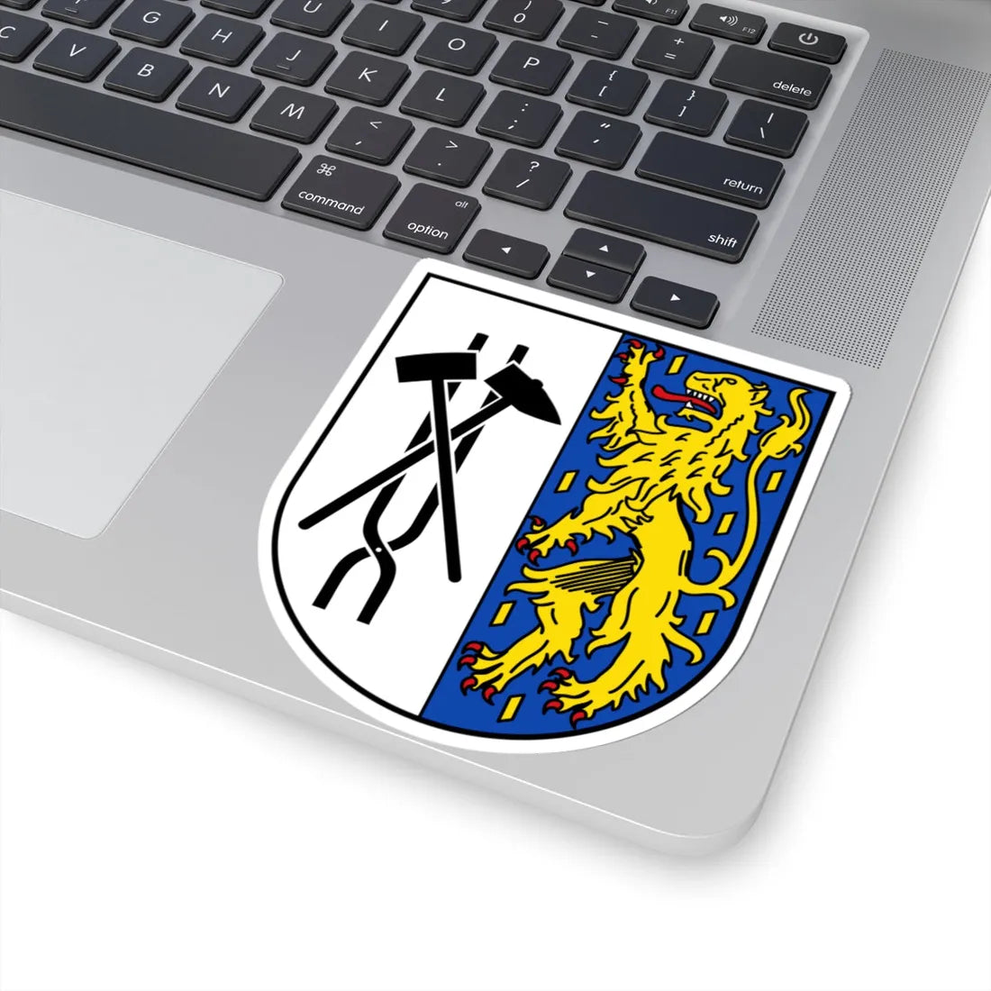 DEU Voelklingen COA (Germany) (Coat of Arms) STICKER Vinyl Kiss-Cut Decal - The Sticker Space