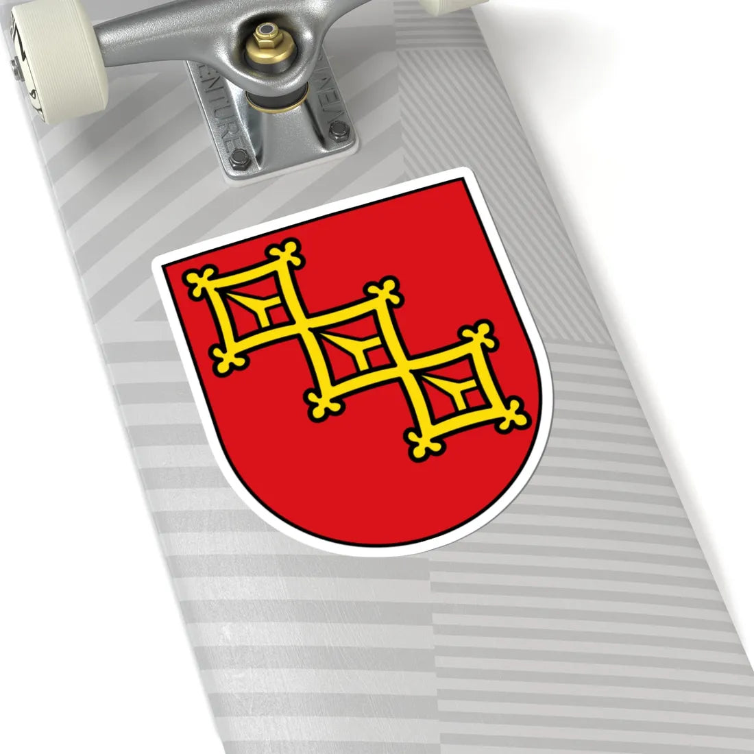 DEU Wasenbach COA (Germany) (Coat of Arms) STICKER Vinyl Kiss-Cut Decal - The Sticker Space