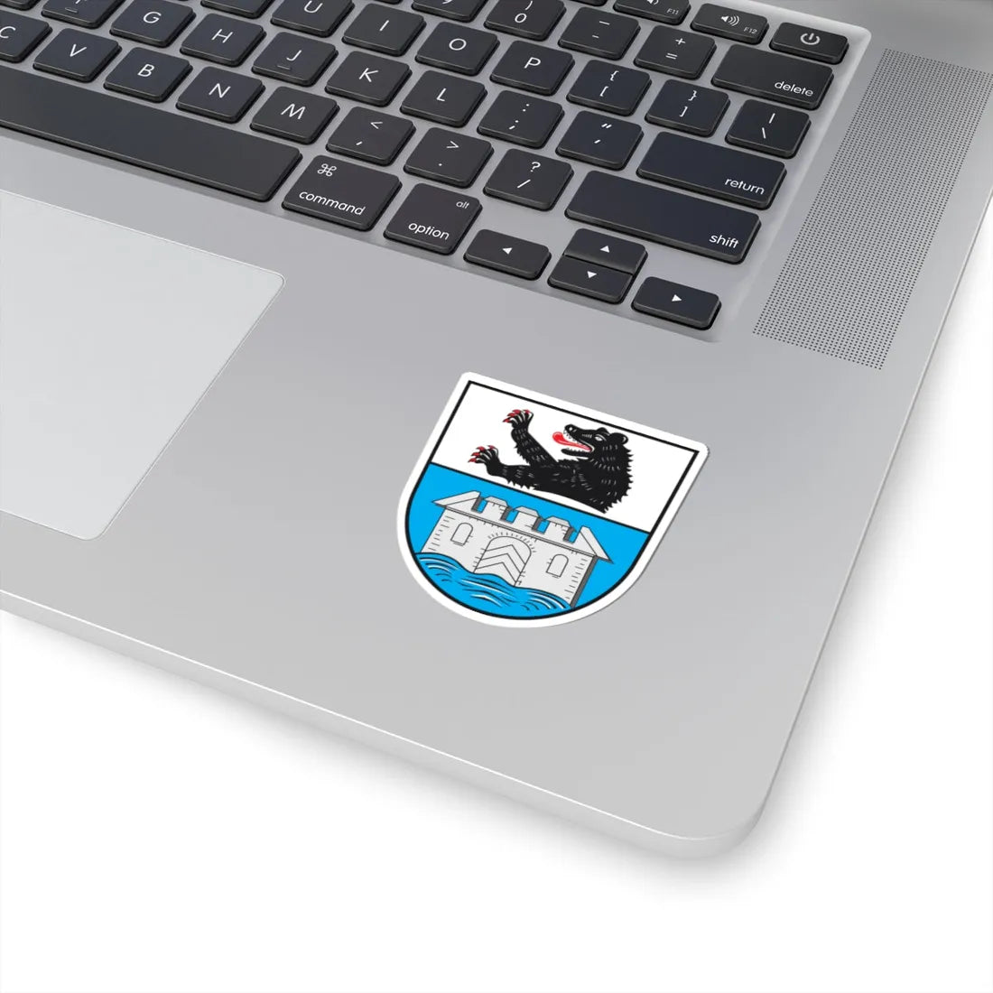 DEU Wasserburg Bodensee COA (Germany) (Coat of Arms) STICKER Vinyl Kiss-Cut Decal - The Sticker Space