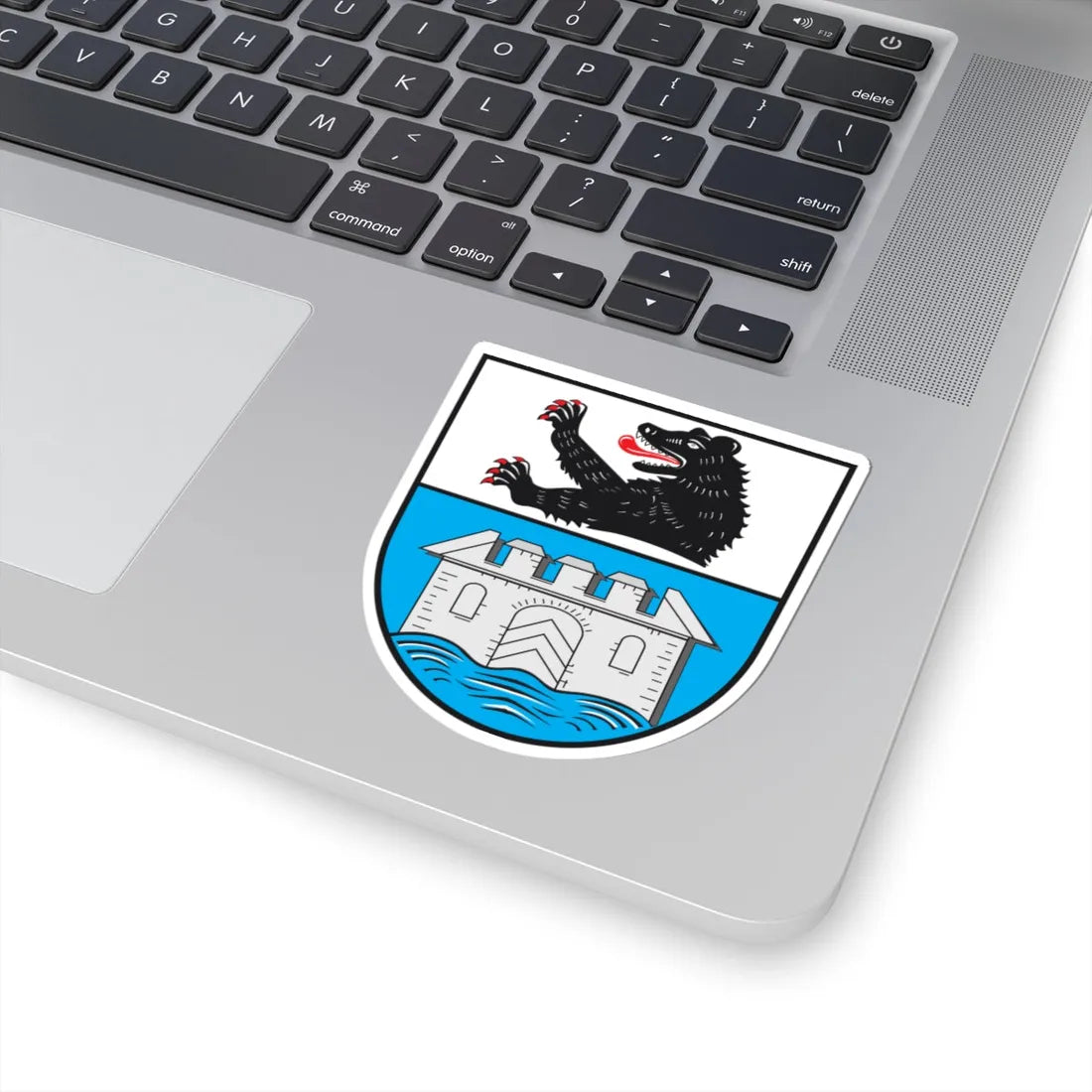 DEU Wasserburg Bodensee COA (Germany) (Coat of Arms) STICKER Vinyl Kiss-Cut Decal - The Sticker Space