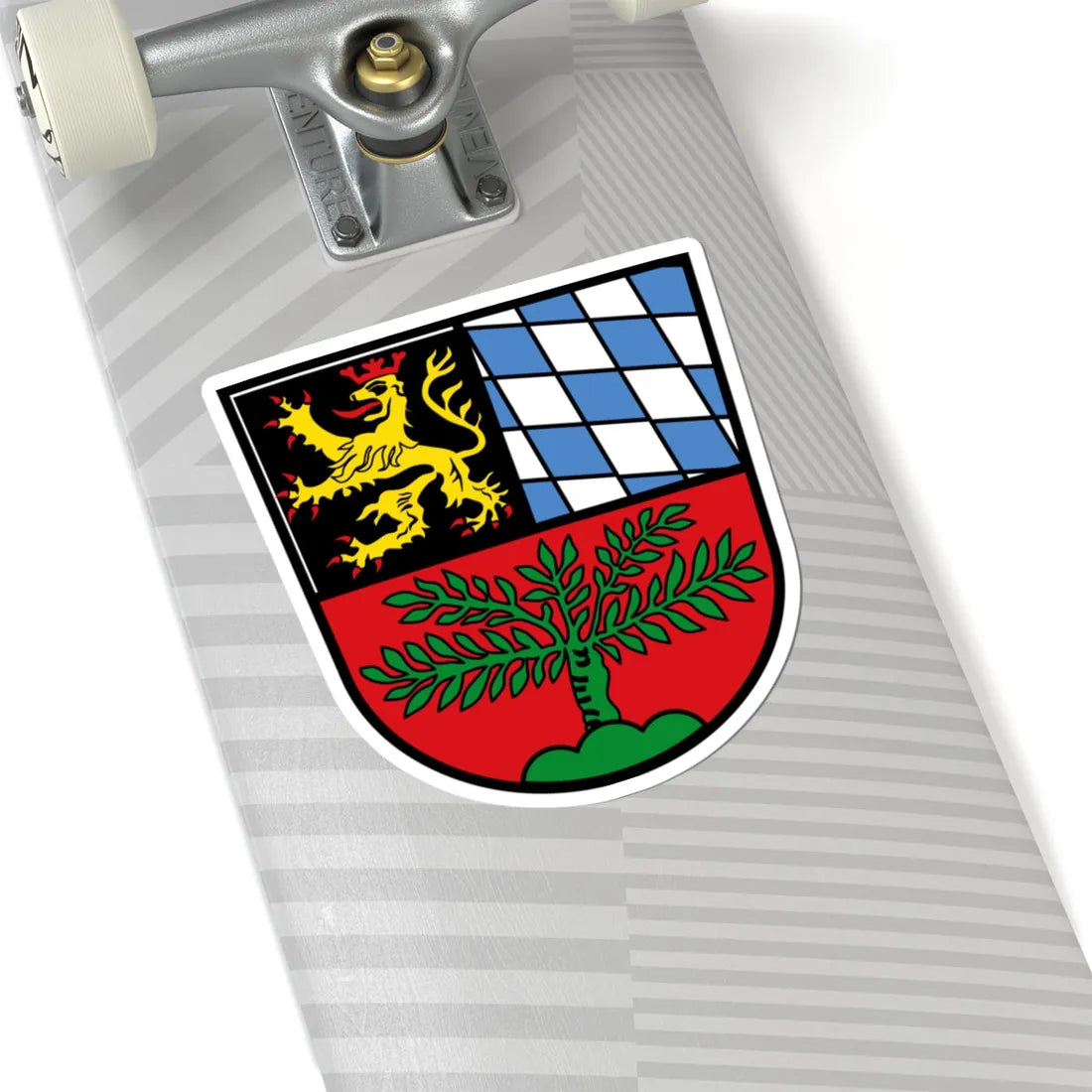 DEU Weiden in der Oberpfalz COA (Germany) (Coat of Arms) STICKER Vinyl Kiss-Cut Decal - The Sticker Space