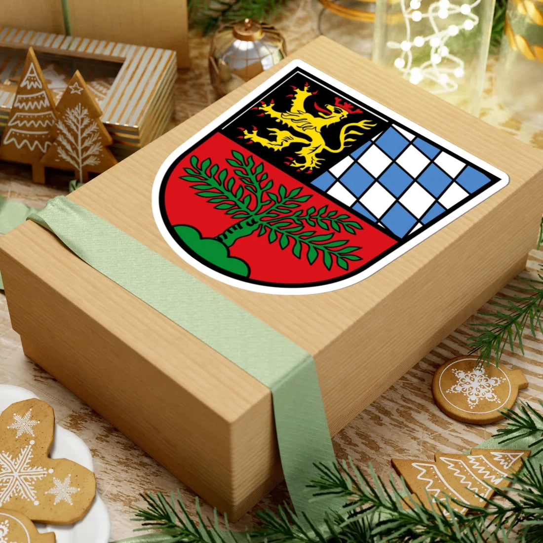 DEU Weiden in der Oberpfalz COA (Germany) (Coat of Arms) STICKER Vinyl Kiss-Cut Decal - The Sticker Space