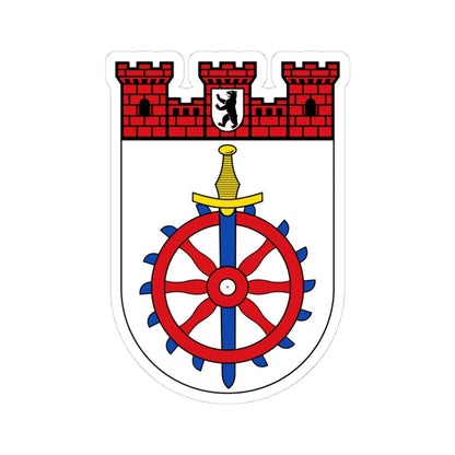DEU Weißensee district COA (Germany) (Coat of Arms) STICKER Vinyl Kiss-Cut Decal 4 Inch White - The Sticker Space