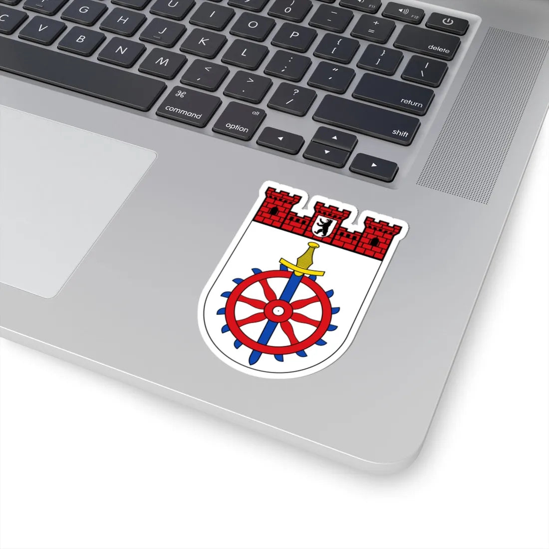 DEU Weißensee district COA (Germany) (Coat of Arms) STICKER Vinyl Kiss-Cut Decal - The Sticker Space