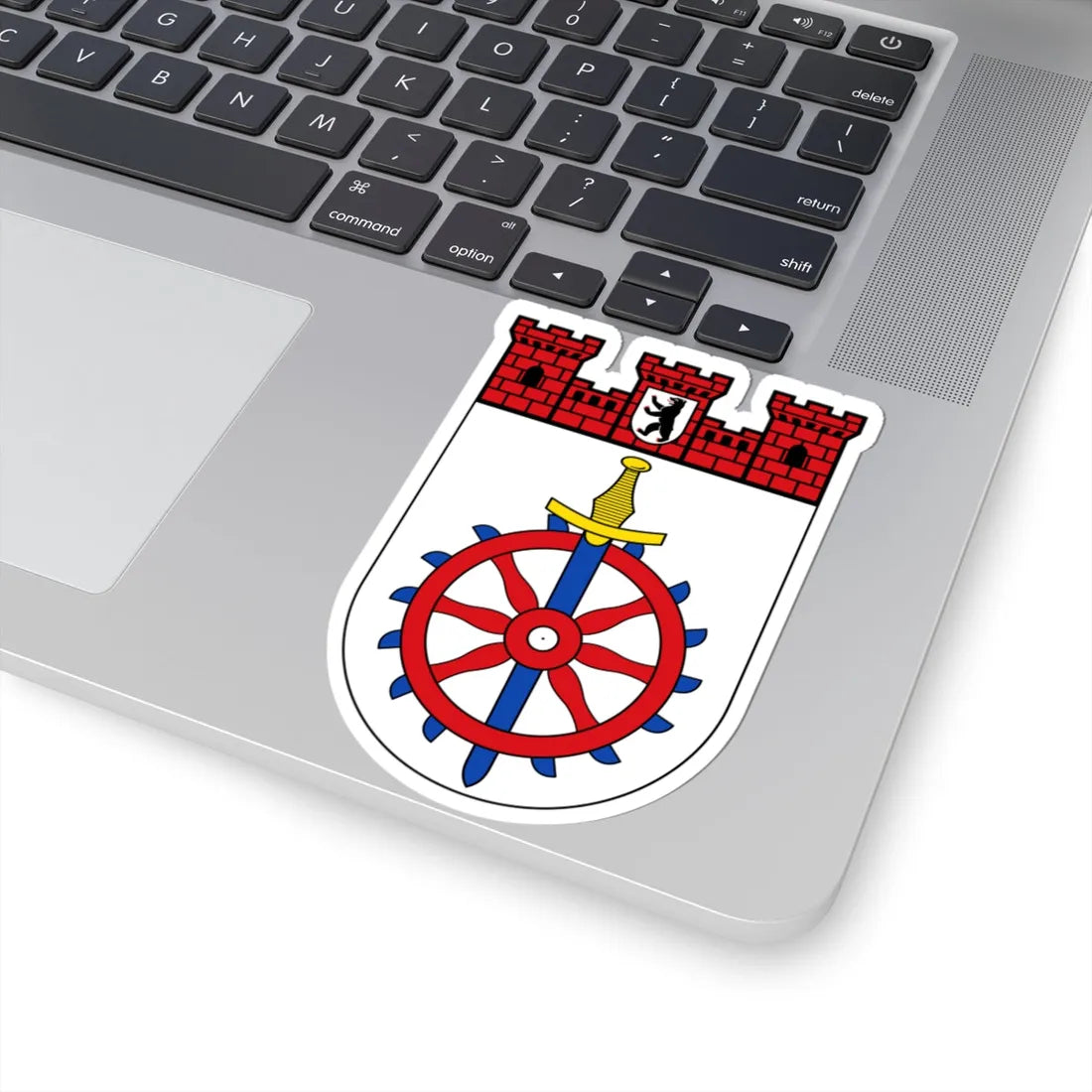 DEU Weißensee district COA (Germany) (Coat of Arms) STICKER Vinyl Kiss-Cut Decal - The Sticker Space