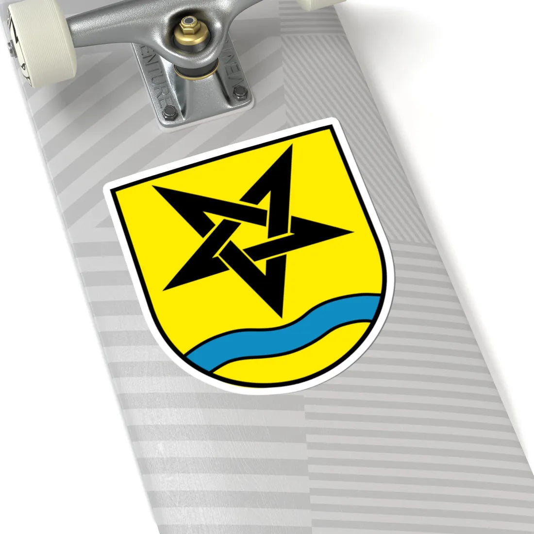 DEU Weiler-Rems COA (Germany) (Coat of Arms) STICKER Vinyl Kiss-Cut Decal - The Sticker Space
