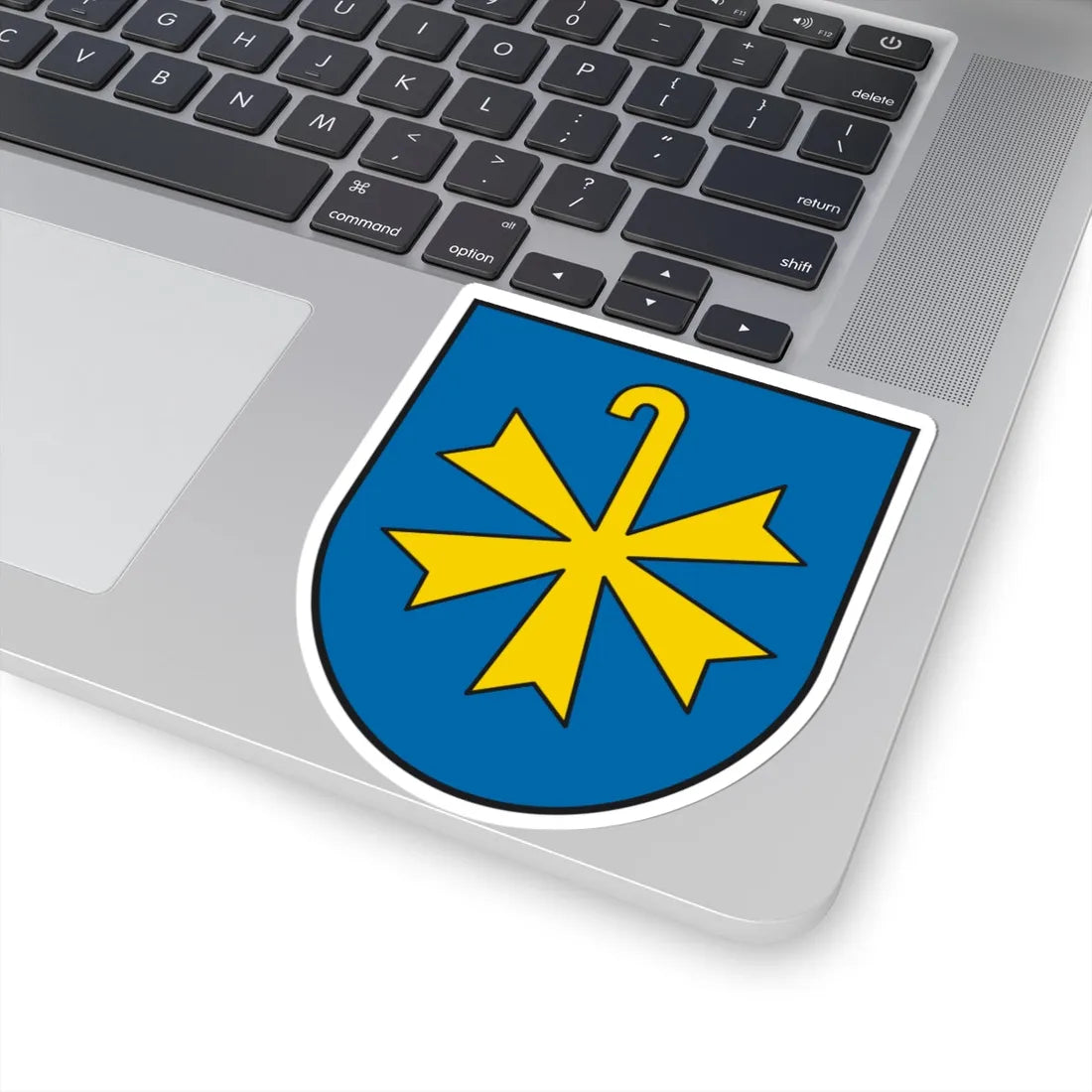 DEU Wendelsheim Rottenburg am Neckar COA (Germany) (Coat of Arms) STICKER Vinyl Kiss-Cut Decal - The Sticker Space