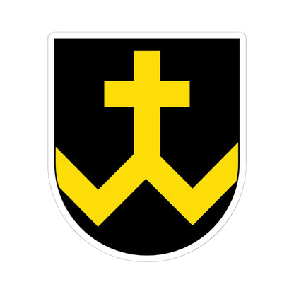 DEU Wiebelskirchen 1954 COA (Germany) (Coat of Arms) STICKER Vinyl Kiss-Cut Decal 6 Inch White - The Sticker Space