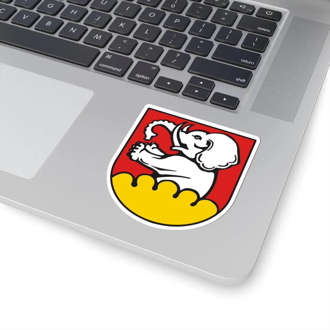DEU Wiesensteig COA (Germany) (Coat of Arms) STICKER Vinyl Kiss-Cut Decal - The Sticker Space