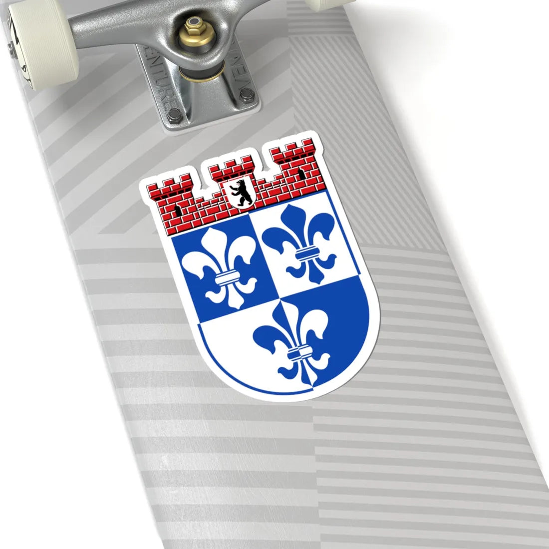 DEU Wilmersdorf district COA (Germany) (Coat of Arms) STICKER Vinyl Kiss-Cut Decal - The Sticker Space