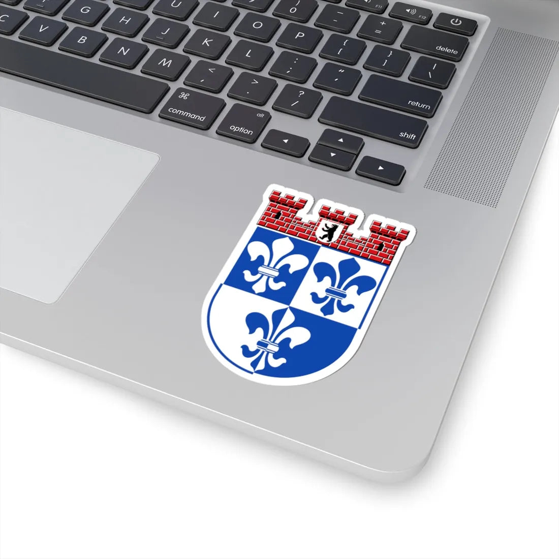 DEU Wilmersdorf district COA (Germany) (Coat of Arms) STICKER Vinyl Kiss-Cut Decal - The Sticker Space