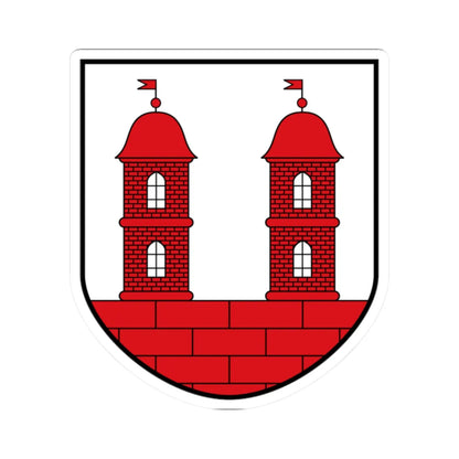 DEU Wilsdruff COA (Germany) (Coat of Arms) STICKER Vinyl Kiss-Cut Decal 2 Inch White - The Sticker Space