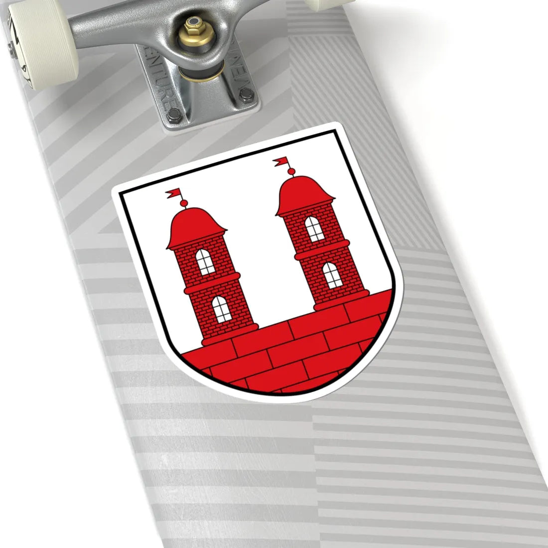 DEU Wilsdruff COA (Germany) (Coat of Arms) STICKER Vinyl Kiss-Cut Decal - The Sticker Space