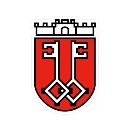 DEU Wittlich COA (Germany) (Coat of Arms) STICKER Vinyl Kiss-Cut Decal 3 Inch White - The Sticker Space