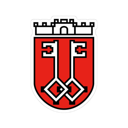 DEU Wittlich COA (Germany) (Coat of Arms) STICKER Vinyl Kiss-Cut Decal 4 Inch White - The Sticker Space