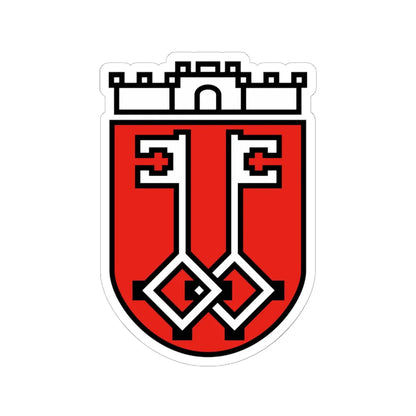DEU Wittlich COA (Germany) (Coat of Arms) STICKER Vinyl Kiss-Cut Decal 6 Inch White - The Sticker Space