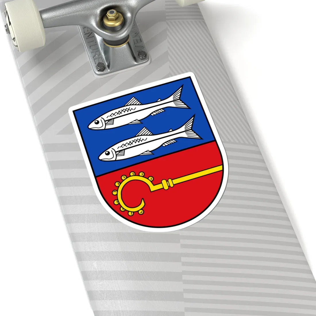DEU Zarrentin am Schaalsee COA (Germany) (Coat of Arms) STICKER Vinyl Kiss-Cut Decal - The Sticker Space