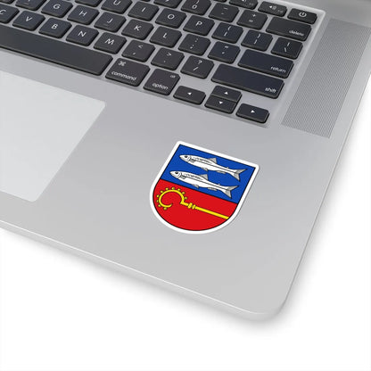DEU Zarrentin am Schaalsee COA (Germany) (Coat of Arms) STICKER Vinyl Kiss-Cut Decal - The Sticker Space
