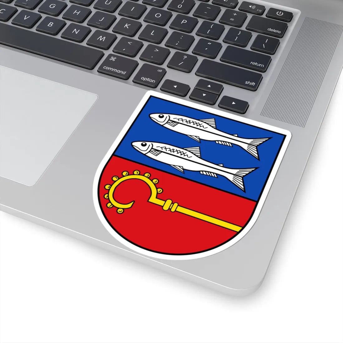 DEU Zarrentin am Schaalsee COA (Germany) (Coat of Arms) STICKER Vinyl Kiss-Cut Decal - The Sticker Space