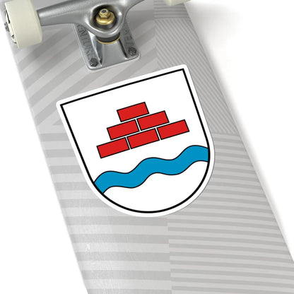 DEU Ziegelbach COA (Germany) (Coat of Arms) STICKER Vinyl Kiss-Cut Decal - The Sticker Space