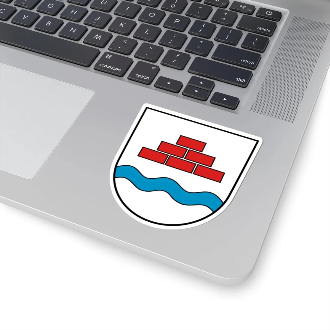 DEU Ziegelbach COA (Germany) (Coat of Arms) STICKER Vinyl Kiss-Cut Decal - The Sticker Space