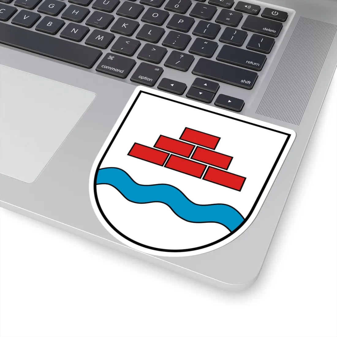 DEU Ziegelbach COA (Germany) (Coat of Arms) STICKER Vinyl Kiss-Cut Decal - The Sticker Space