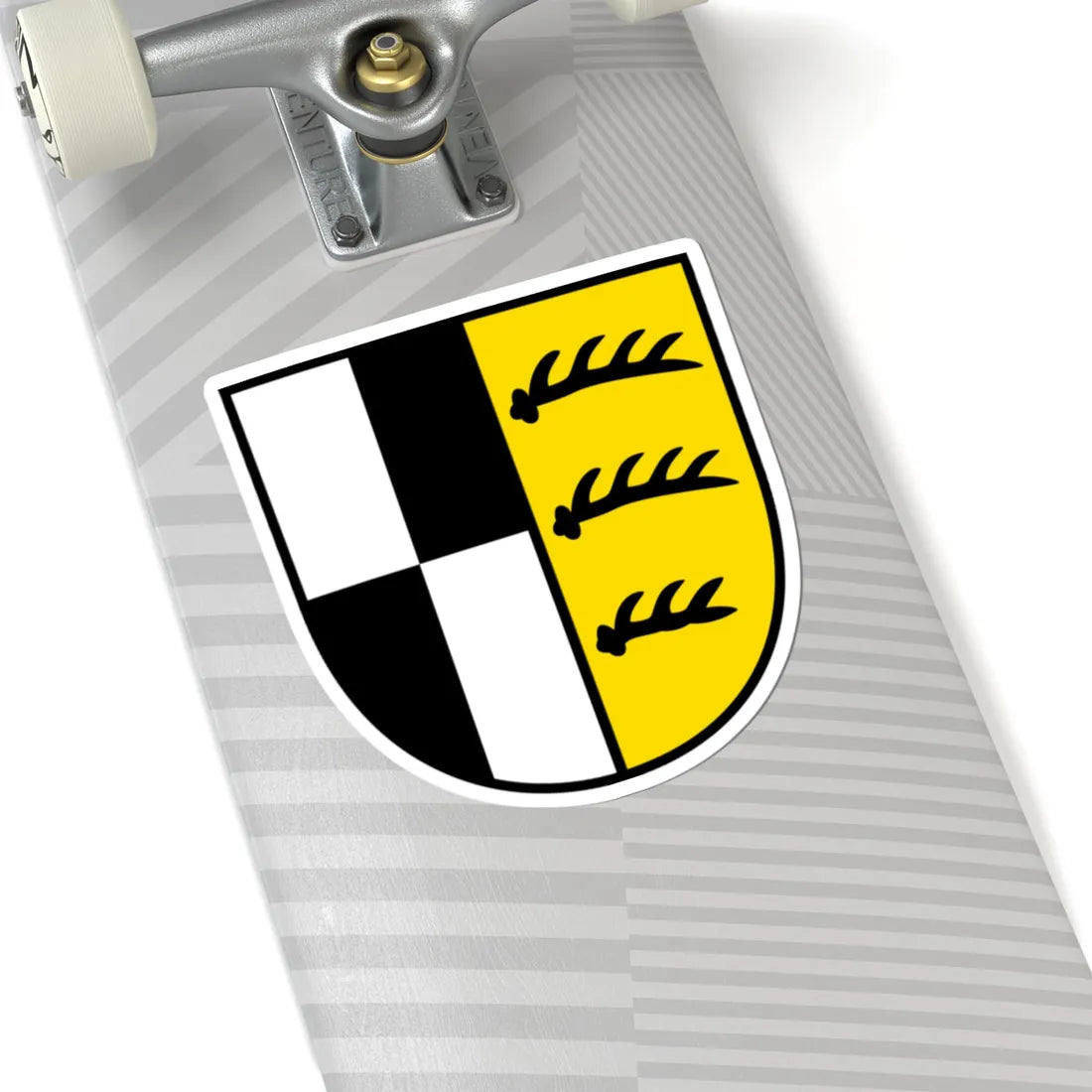 DEU Zollernalbkreis COA (Germany) (Coat of Arms) STICKER Vinyl Kiss-Cut Decal - The Sticker Space