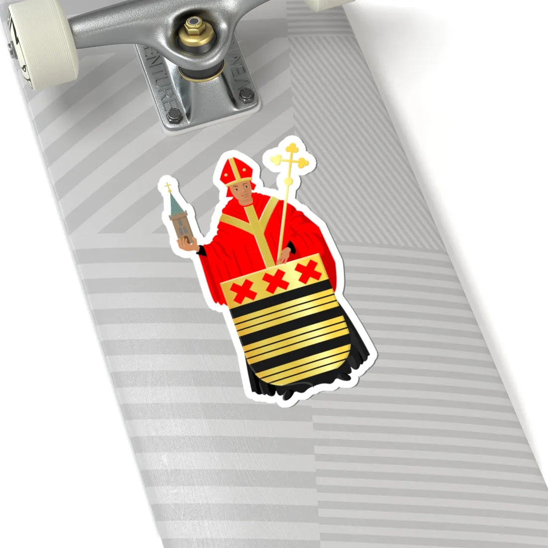 Deurne wapen (Netherlands) (Coat of Arms) STICKER Vinyl Kiss-Cut Decal - The Sticker Space