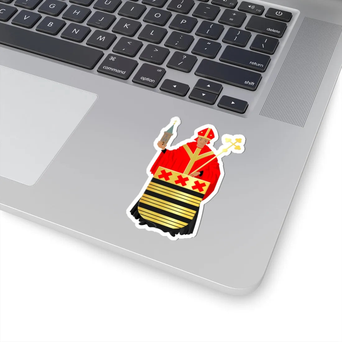 Deurne wapen (Netherlands) (Coat of Arms) STICKER Vinyl Kiss-Cut Decal - The Sticker Space