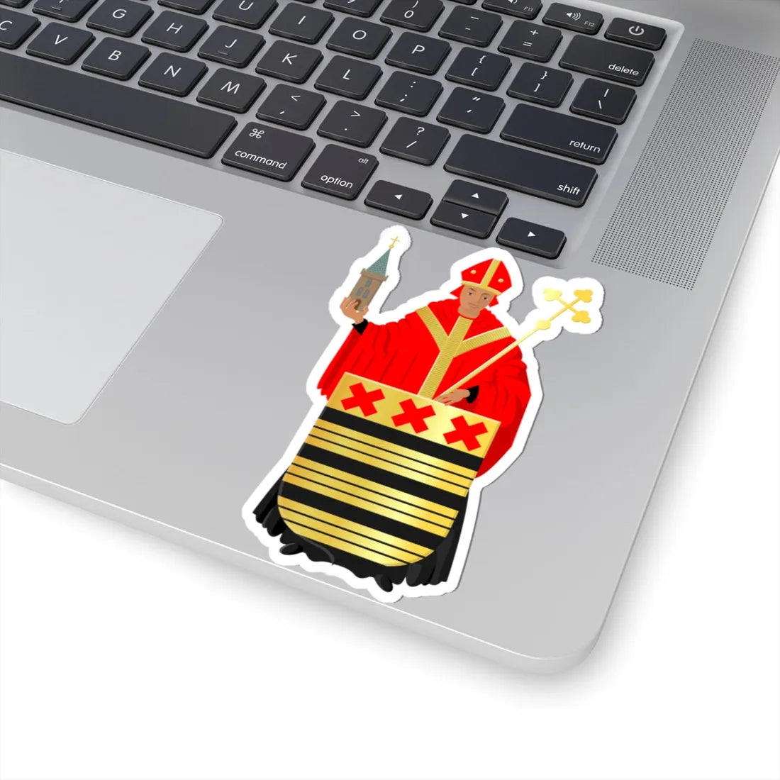 Deurne wapen (Netherlands) (Coat of Arms) STICKER Vinyl Kiss-Cut Decal - The Sticker Space
