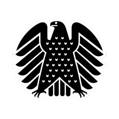 Deutscher Bundestag logo (Germany) (Coat of Arms) STICKER Vinyl Kiss-Cut Decal 2 Inch White - The Sticker Space