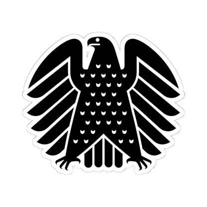 Deutscher Bundestag logo (Germany) (Coat of Arms) STICKER Vinyl Kiss-Cut Decal 6 Inch White - The Sticker Space