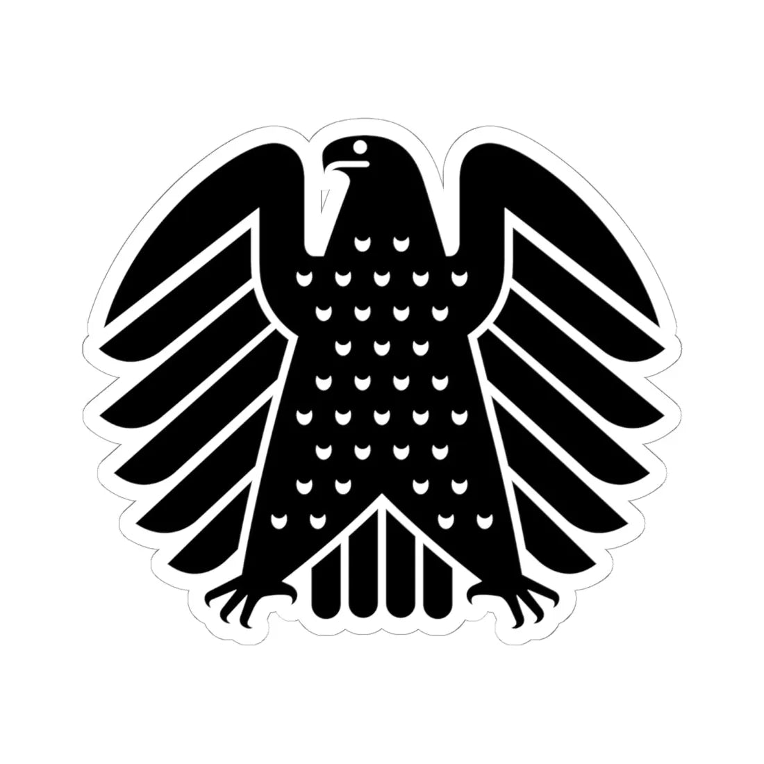 Deutscher Bundestag logo (Germany) (Coat of Arms) STICKER Vinyl Kiss-Cut Decal - The Sticker Space