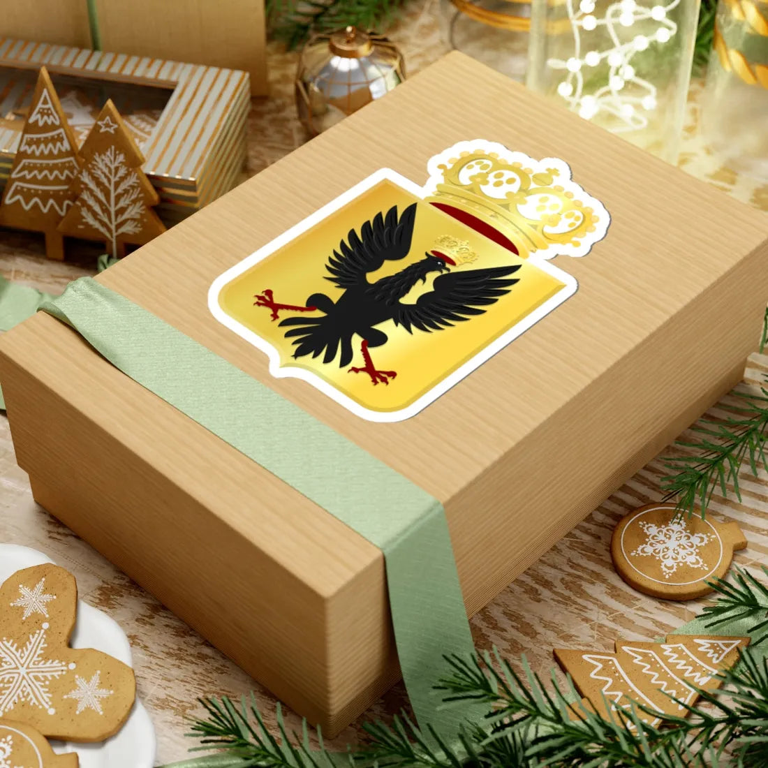 Deventer wapen 1818 (Netherlands) (Coat of Arms) STICKER Vinyl Kiss-Cut Decal - The Sticker Space
