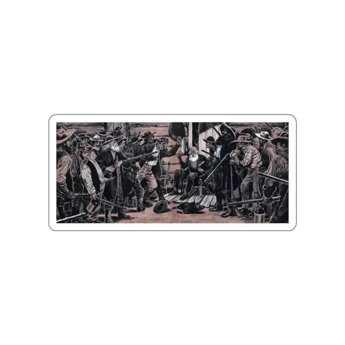 Devil Anse Hatfield's War With the McCoys, Climax, May 1959 (Magazine Illustration) STICKER Vinyl Die-Cut Decal - The Sticker Space