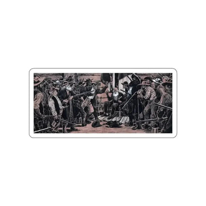 Devil Anse Hatfield's War With the McCoys, Climax, May 1959 (Magazine Illustration) STICKER Vinyl Die-Cut Decal - The Sticker Space