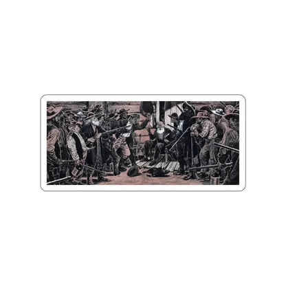 Devil Anse Hatfield's War With the McCoys, Climax, May 1959 (Magazine Illustration) STICKER Vinyl Die-Cut Decal - The Sticker Space