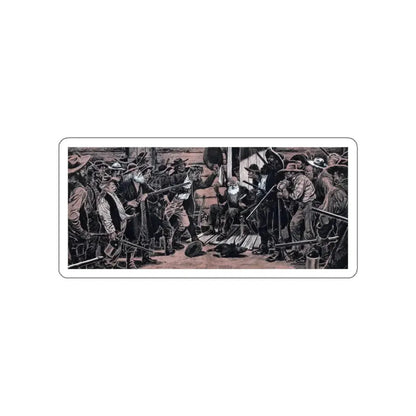 Devil Anse Hatfield's War With the McCoys, Climax, May 1959 (Magazine Illustration) STICKER Vinyl Die-Cut Decal White Die-Cut 5 Inch - The Sticker Space