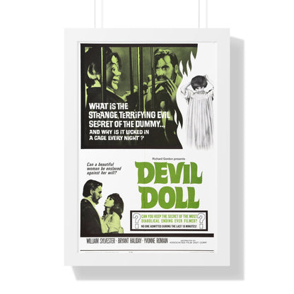 DEVIL DOLL 1964 - Framed Movie Poster-16″ x 24″-The Sticker Space