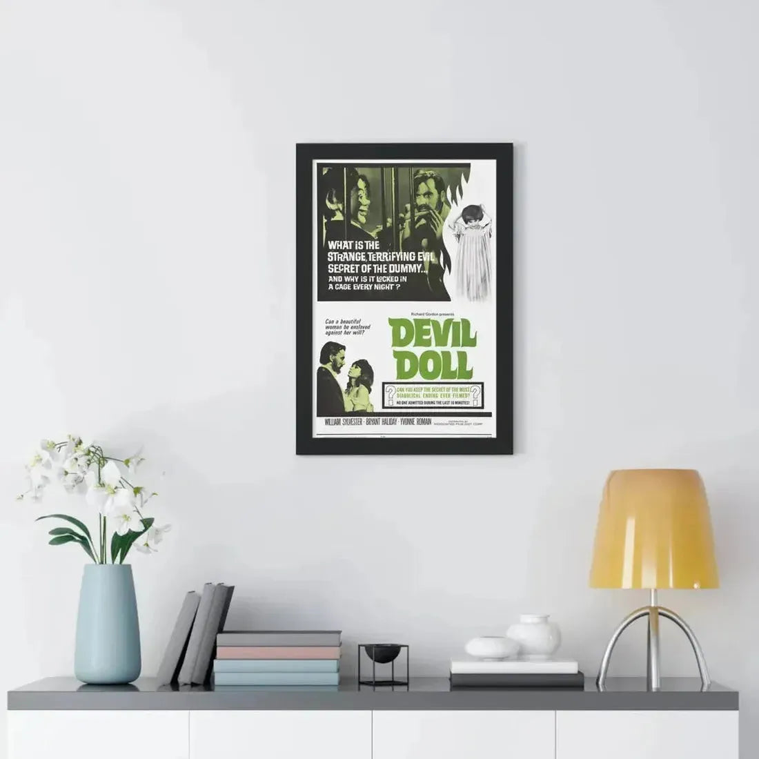DEVIL DOLL 1964 - Framed Movie Poster - The Sticker Space