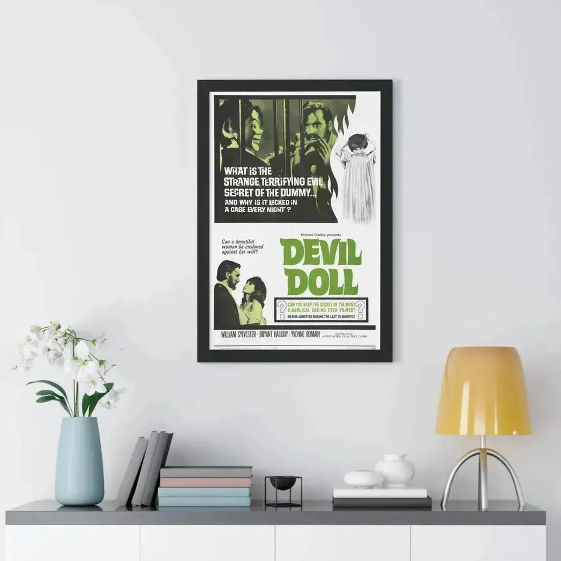 DEVIL DOLL 1964 - Framed Movie Poster - The Sticker Space