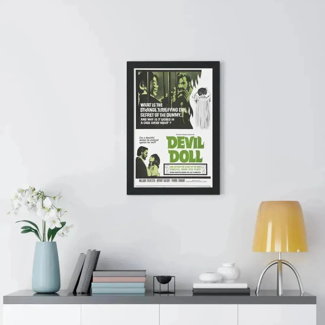 DEVIL DOLL 1964 - Framed Movie Poster - The Sticker Space