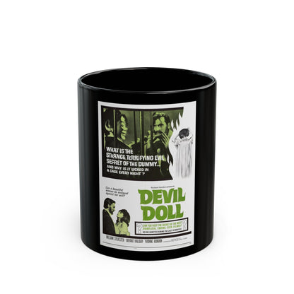 DEVIL DOLL 1964 Movie Poster - Black Coffee Mug-11oz-The Sticker Space