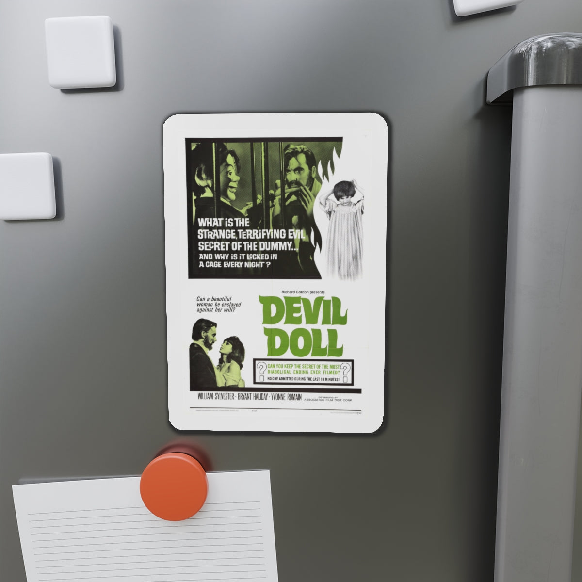 DEVIL DOLL 1964 Movie Poster - Die-Cut Magnet-The Sticker Space